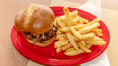 Loaded Pulled Pork Baked Potato