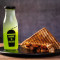 Chicken Tikka Sandwich Green Apple Mojito