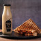 Grilled Chicken Sandwich Creamy Cold Coffee