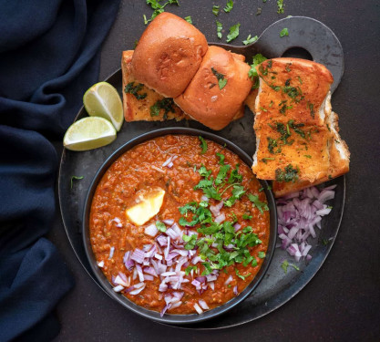 1 Plate Pav Bhaji 2 Plate Pav