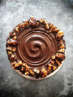 Belgian Chocolate Almond Crunch Cake