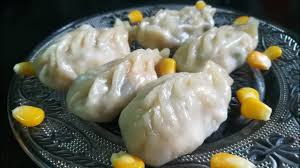 Veg Cheese Corn Steam Momos