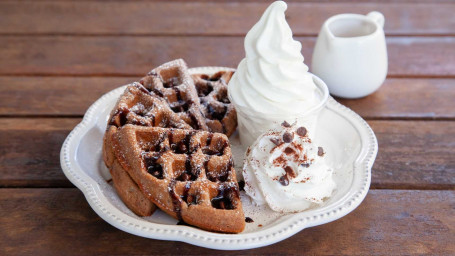 Chocolate Chip Belgium Waffles