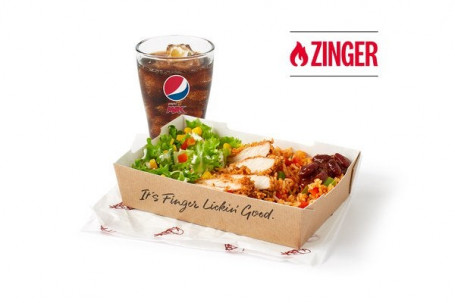 Zinger Ricebox Z Napojem