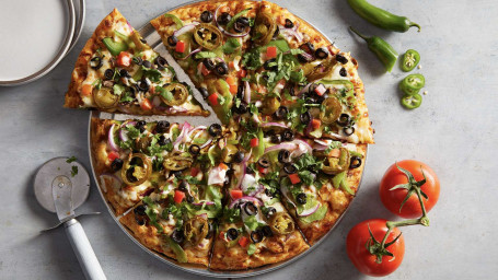 Curry Veggie Delight Pizza