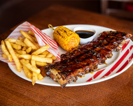 Classic Ribs With House Fries Half Rack