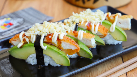 Chicken And Avocado Nigiri Pieces