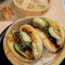 Vegetables And Water Chestnut Open Bao [2 Pieces]