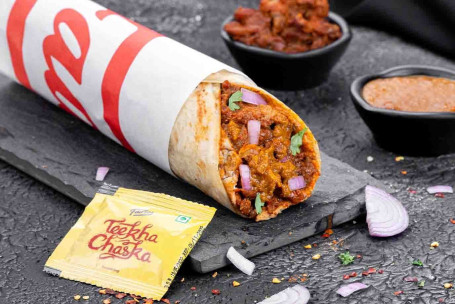 [New Improved] Crispy Baked Zaikedar Mutton Bhuna Wrap