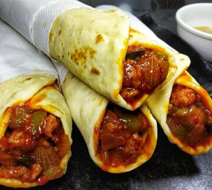 Spicy Paneer Shawarma Roll