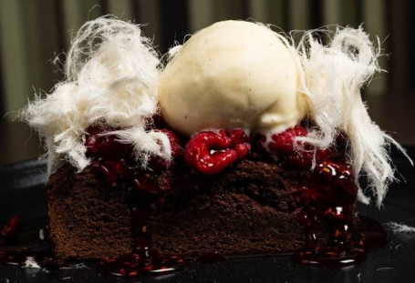 Raspberry Chocolate Brownie