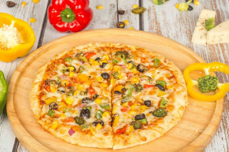 Capsicum And Spicy Chicken Pizza [7 Inches]