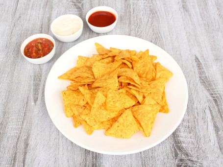 Nachos With Vegitable Salsa