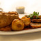 Roast Loin Of Pork, Stuffing Yorkshire Pudding