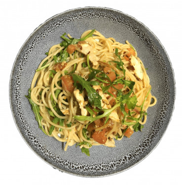 Chicken Aglio Olio Spaghetti