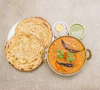 Meal For 1 (Shahi Paneer With 2 Laccha Paratha/Butter Naan Cold Drink)