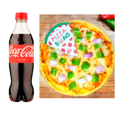 Onion And Capsicum Pizza 7 1 Coke (300Ml)