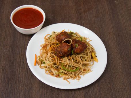 Veg Hakka Noodles Manchurian Combo