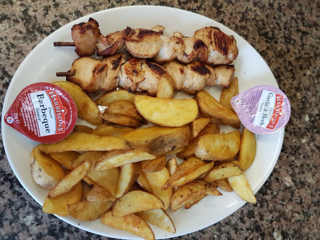 Plain Chicken Breast Skewers Combo