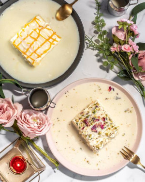 Rose Pistachio Milk Cake