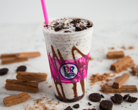 (Duże) Cookies N Cream Ultimate Shake Lody Waniliowe Z Kawałkami Ciasteczek Czekoladowych Z Nadzieniem Kremowym