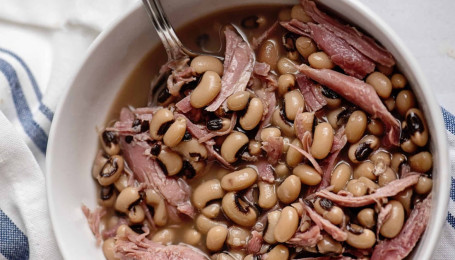 Blacked Eyes Peas With Smoked Turkey Side