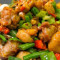 Qīng Jiāo Lǎo Jiāng Chǎo Zǐ Jī Stir Fried Diced Chicken With Green Pepper Ginger