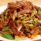 Cōng Bào Méng Gǔ Yáng Stir Fried Sliced Mongolia Lamb With Onion Crisy Hot Pepper