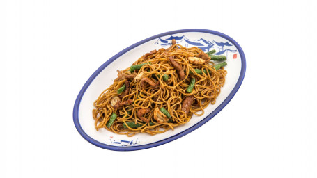 Sauteed French Beans With Ground Pork With Noodle