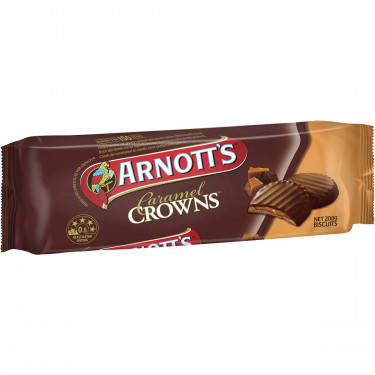 Czekoladowe Herbatniki Arnott's Caramel Crowns