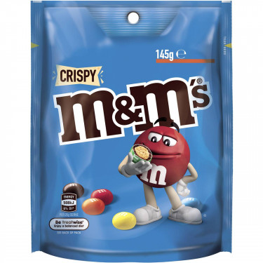 Mandm's Chocolate Crispy Bag Gms)