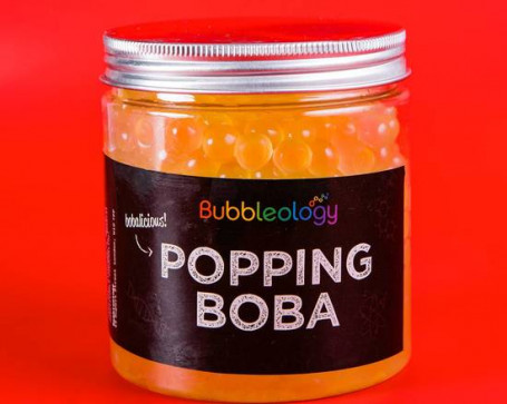 Mango Popping Boba Jar