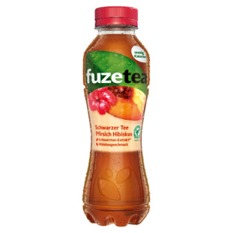 Fuze Tea Czarna Herbata Brzoskwinia Hibiskus (Einweg)