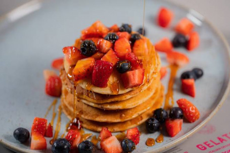 Maple Berry Pancakes