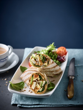 Nowe Awokado, Halloumi Wędzone Houmous Z Harissa Wrap