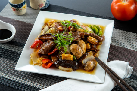 Stir Fried Mushroom Dish