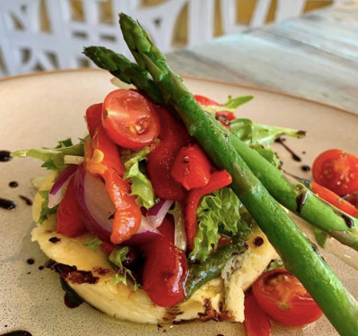 Grilled Polenta Bruschetta (V)(Gf)