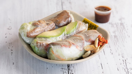 Grilled Lemongrass Pork Rice Paper Box (Gf)