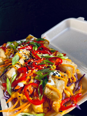 Asian Loaded Fries Salt And Chilli Tofu