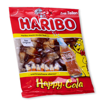 Butelki Haribo Coli