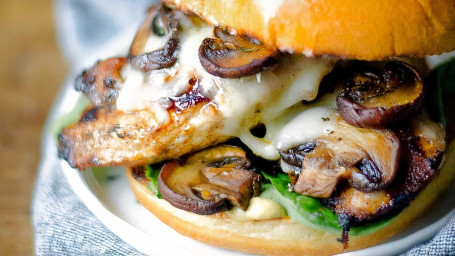 Grilled Chicken Mushroom Swiss Melt