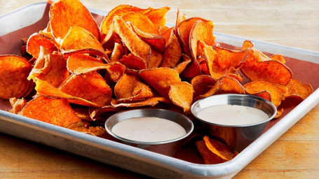 Dry Rubbed Sweet Potato Chips (V) Share