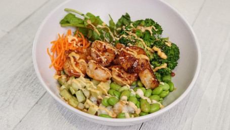 Asian Power Bowl W/Grilled Shrimp