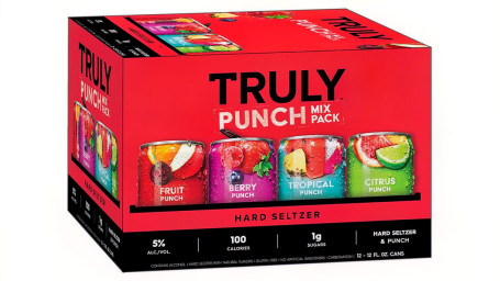 Truly Punch Mix 12 Sztuk Puszek Po 12 Uncji