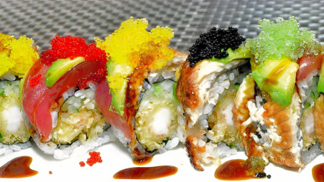 Color Dragon Roll (8 Pcs)