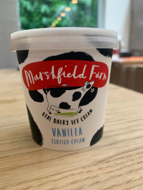 Vanilla Marshfield Farm Ice Cream 125Ml (Single Portion)