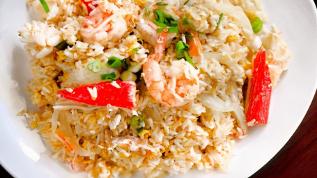 E55. Seafood Combination Fried Rice