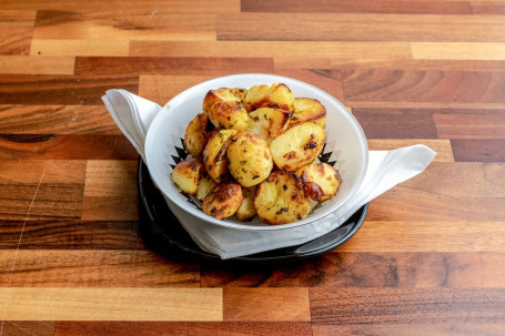 Hot Roast Garlic Potatoes Box