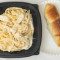 Pasta With Chicken Alfredo Garlic Roll