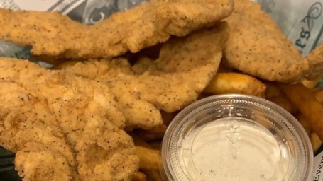 Chicken Strips Basket (4 Pieces)